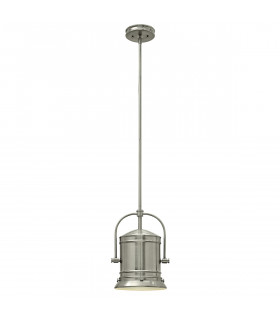 Hinkley Pullman Dome Pendant Light 1x E27 Brushed Nickel