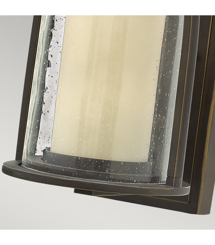 Quincy 1 Light Outdoor Small Wall Lantern Light Oil Rubbed Bronze IP44 E27-4