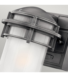 Reef 1 Light Outdoor Ceiling Lantern Victorian Bronze IP44 E27-2