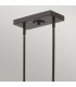 Rigby 3 Light Ceiling Island Chandelier Pendant Bar Light Bronze E27-2