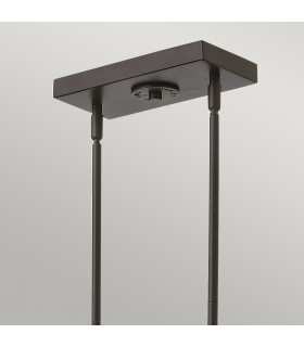Rigby 3 Light Ceiling Island Chandelier Pendant Bar Light Bronze E27-2