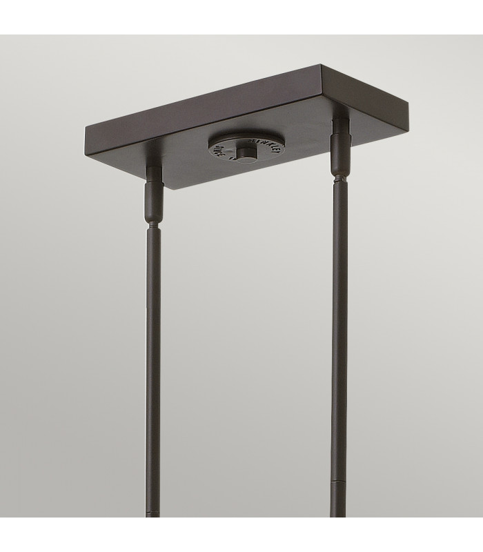Rigby 3 Light Ceiling Island Chandelier Pendant Bar Light Bronze E27-2