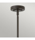 Rigby 1 Light Dome Ceiling Pendant Buckeye Bronze E27-2