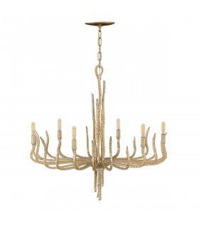Spyre 6 Light Chandelier Gold Finish E14-1
