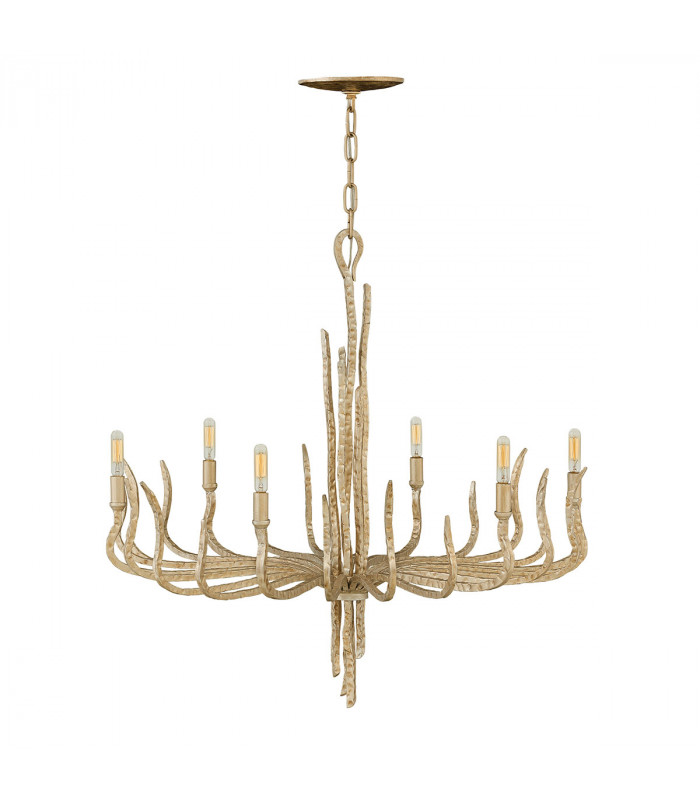 Spyre 6 Light Chandelier Gold Finish E14-1