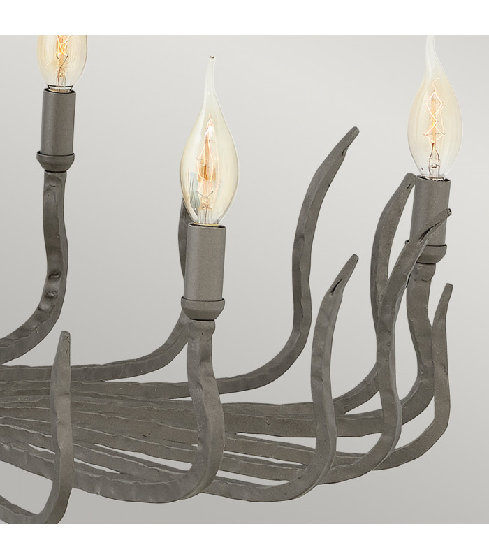 Spyre 6 Light Chandelier Bronze Finish E14-5