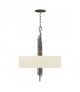 Spyre 6 Light Round Ceiling Pendant Bronze E14-1