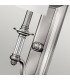Sussex 1 Light Wall Light Brushed Nickel Glass Shade E14-2