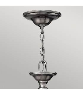 Sussex 5 Light Multi Arm Chandelier Brushed Nickel Finish E14-2
