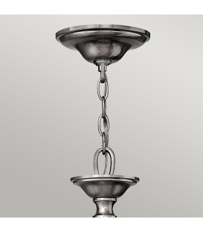 Sussex 5 Light Multi Arm Chandelier Brushed Nickel Finish E14-2