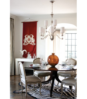 Sussex 9 Light Multi Arm Chandelier Brushed Nickel Finish E14-2