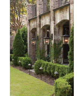 Trellis 4 Light Outdoor Large Wall Lantern Light Regency Bronze IP44 E14-2