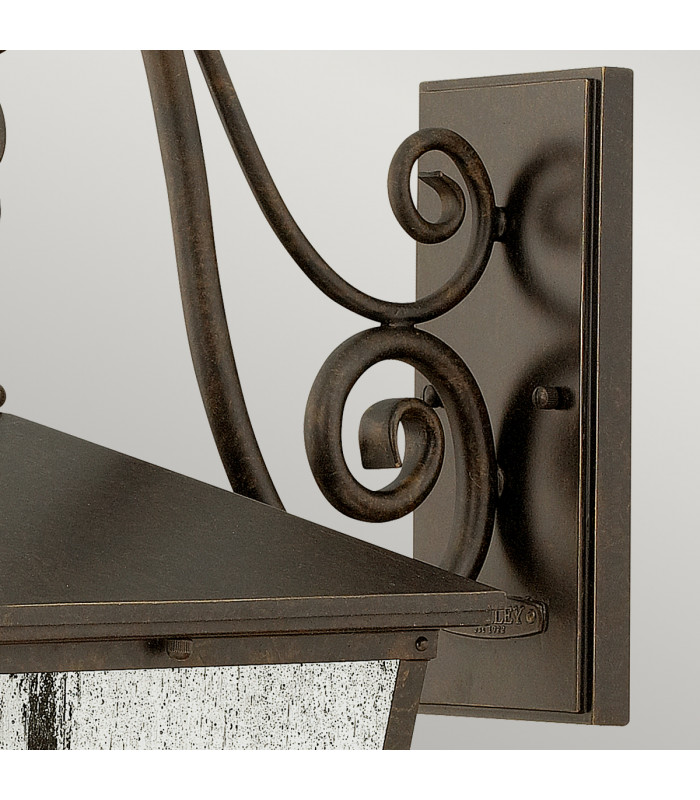 Trellis 4 Light Outdoor Large Wall Lantern Light Regency Bronze IP44 E14-4