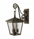 Trellis 3 Light Outdoor Medium Wall Lantern Light Regency Bronze IP44 E14-1