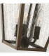 Trellis 3 Light Outdoor Medium Wall Lantern Light Regency Bronze IP44 E14-4