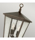 Trellis 3 Light Outdoor Pedestal Light Regency Bronze IP44 E14-2