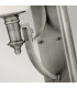 Truman 1 Light Wall Light Antique Nickel Glass Shade E27-3