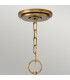Wexley 3 Light Ceiling Pendant Brass E14-2