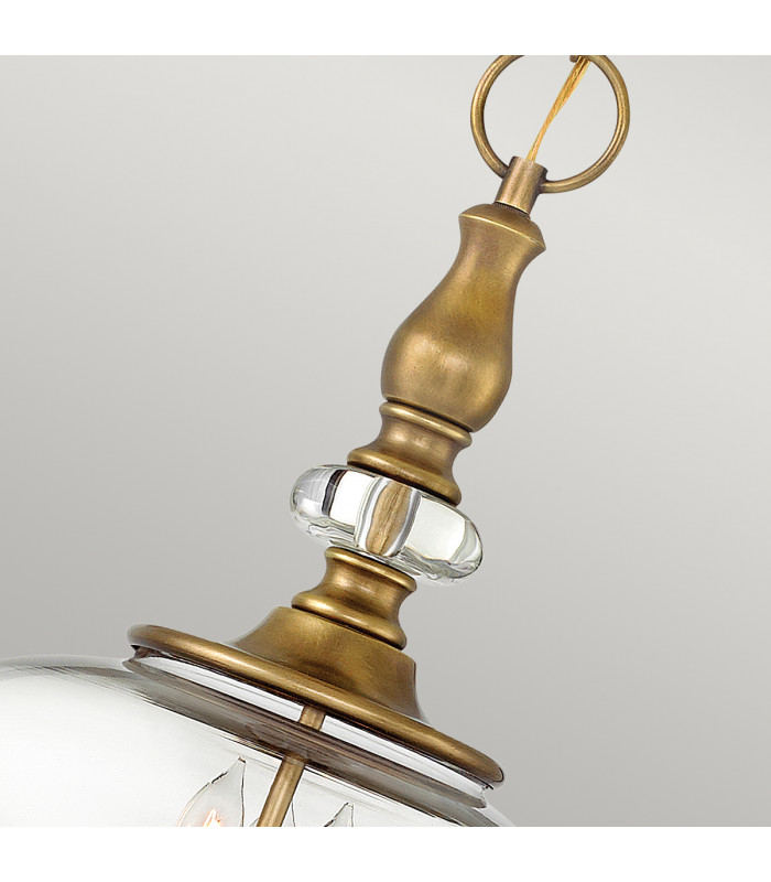 Wexley 3 Light Ceiling Pendant Brass E14-3