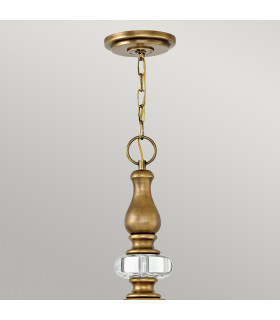 Wexley 5 Light Ceiling Pendant Brass E14-2