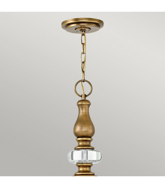 Wexley 5 Light Ceiling Pendant Brass E14-2