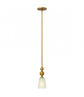 Zelda 1 Light Ceiling Mini Pendant Vintage Brass E27-1