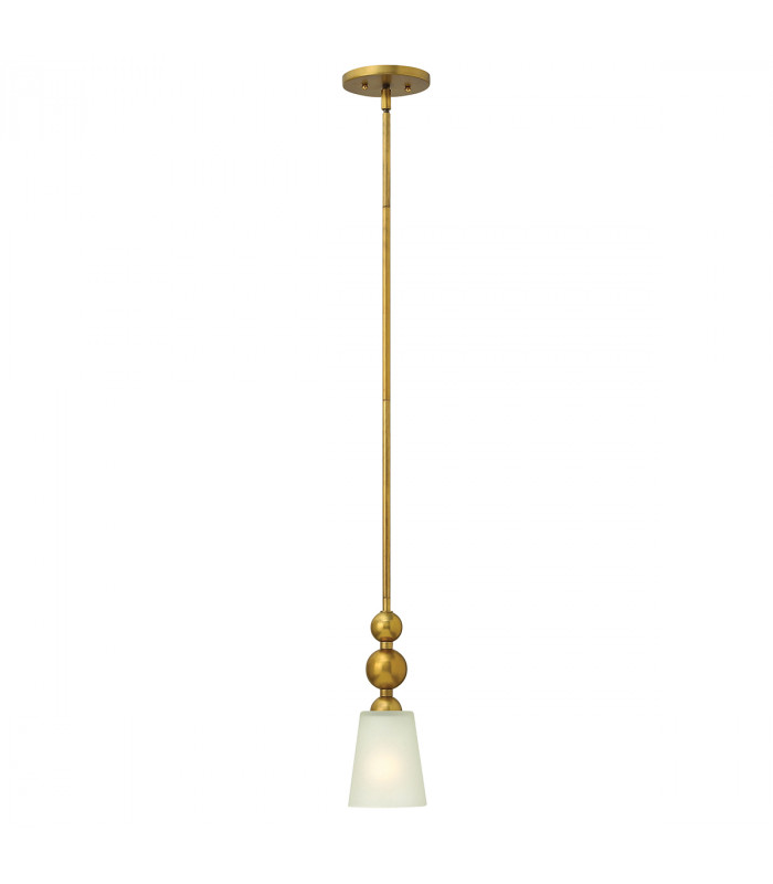 Zelda 1 Light Ceiling Mini Pendant Vintage Brass E27-1