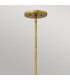 Zelda 1 Light Ceiling Mini Pendant Vintage Brass E27-2