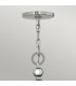 Zelda 3 Light Ceiling Pendant Polished Nickel E27-3