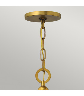 Zelda 3 Light Ceiling Pendant Vintage Brass E27-2