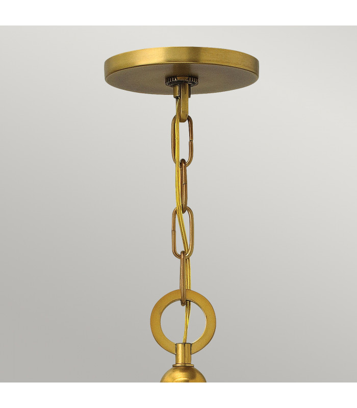 Zelda 3 Light Ceiling Pendant Vintage Brass E27-2