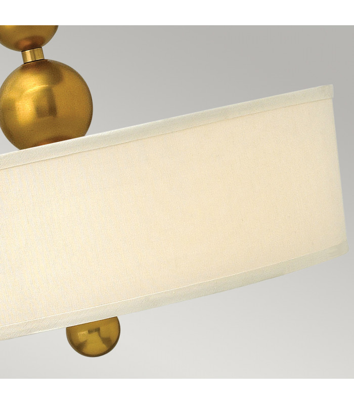 Zelda 3 Light Ceiling Pendant Vintage Brass E27-4
