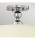 Zelda 3 Light Semi Flush Ceiling Light Polished Nickel E27-2