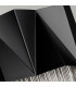 Zuma 3 Light Wall Light Satin Black Silver G9-2