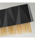 Zuma 6 Light Pendant Satin Black Gold E27-4