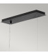 Zuma 6 Light Pendant Satin Black Silver E27-4