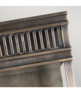 Holborn 1 Light Outdoor Small Wall Half Lantern Light Dark Bronze IP44 E14-2