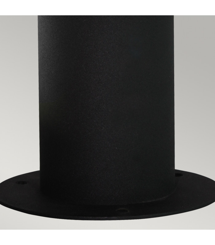 Hornbaek 1 Light Outdoor Pedestal Lantern Black 304 Ss IP44 E27-3