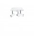 LED 3 Light Spotlight Matt White - 1