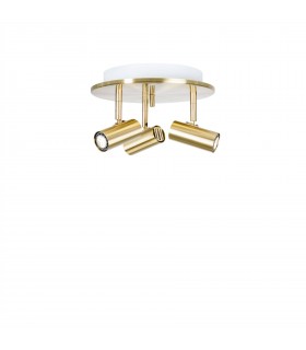 3 Light Spotlight Polished Brass - 1