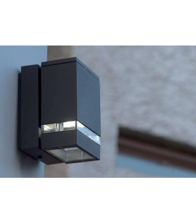 Jannik LED 2 Light Outdoor Wall Light Graphite IP44-2