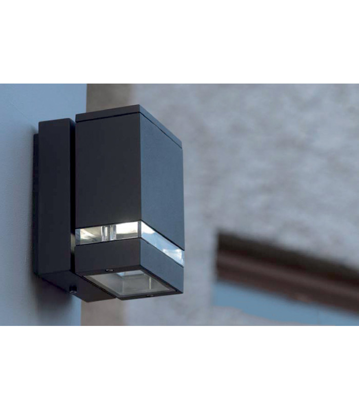 Jannik LED 2 Light Outdoor Wall Light Graphite IP44-2