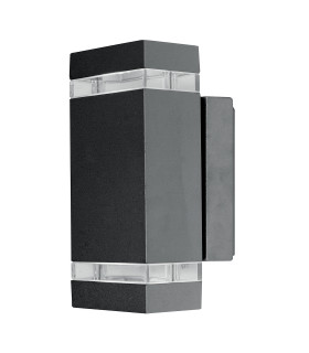 Jannik LED 2 Light Outdoor Up Down Wall Light Graphite IP44-1