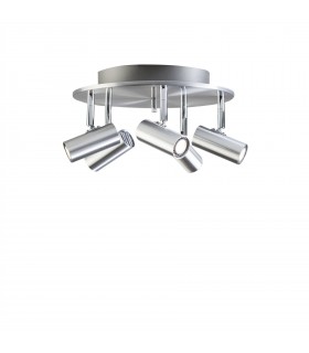 LED 5 Light Spotlight Aluminium - 1