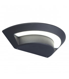 Kasper LED 1 Light Small Bathroom Wall Light Graphite IP54-1