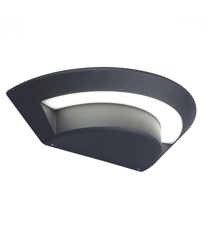 Kasper LED 1 Light Small Bathroom Wall Light Graphite IP54-1