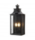 Kendal 2 Light Outdoor Wall Lantern Light Old Bronze IP44 E14-1