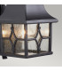 Kent 1 Light Outdoor Wall Lantern Light Black IP44 E27-4