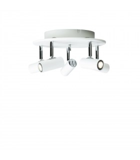 LED 5 Light Spotlight Matt White - 1