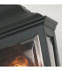 Kerry 1 Light Outdoor Coastal Flush Mount Wall Lantern Black IP44 E27-3